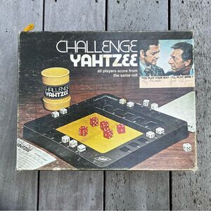 Vintage 1974 Challenge Yahtzee Odd Couple Tony Randall Jack Klugman